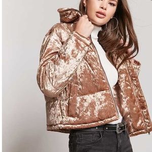 FOREVER 21 Velvet Coat | Medium